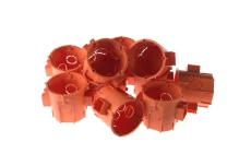 PUSZKA PODTYNK POMARAŃCZOWA GŁĘBOKA ŁĄCZONA 10SZT