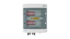 Rozdzielnica przył. DC hermetyczna IP65 EMITER z ogranicznikiem przepięć DC Dehn 1000V typu 2, 4x łańcuch PV, 4x MPPT