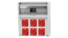 Rozdzielnica ULISSE 17M - gniazda 2x16A 5p, 4x32A 5p /17 modułów/