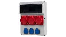 Rozdzielnica FEMO 13M - gniazda 16A 5p, 2x32A 5p, 3x230V /13 modułów/