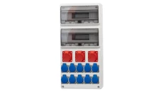 Rozdzielnica LEGATO 32M - gniazda 16A 5p, 2x32A 5p, 10x230V /32 moduły/
