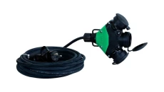 Przedłużacz 3-gniazdowy 3x1,5 OW - 25m z wtyczką i rozgałęźnikiem