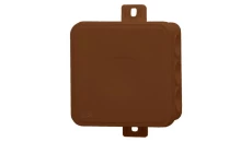 Puszka hermetyczna V7, termoplast 100x100x41 IP54, brązowa - klik, 12 osłabień