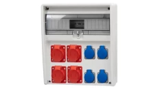 Rozdzielnica ULISSE 17M - gniazda 2x16A 5p, 2x32A 5p, 4x230V /17 modułów/