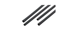 Koszulka termokurczliwa 6,5mm 1m czarna rurka