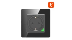 Inteligentne gniazdo ścienne WiFi Avatto N-WOT10-EU-B TUYA (czarne)