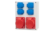 Rozdzielnica R-240 - gniazda 2x32A 5p, 4x230V