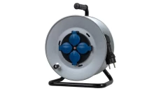 Przedłużacz na bębnie metalowym MIDI-290 4x230V OW 3x2,5 z termikiem /10m/