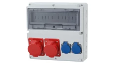 Rozdzielnica LAGO 14M - gniazda 2x32A 5p, 2x230V /14 modułów/