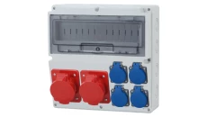 Rozdzielnica LAGO 14M - gniazda 2x16A 5p, 4x230V /14 modułów/