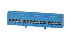 Listwa ochronna 15-modułowa 15x16mm2 niebieska IP20