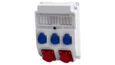 Rozdzielnica CAJA 11M - gniazda 2x16A 5p, 3x230V /11 modułów/