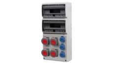 Rozdzielnica LEGATO 32M - gniazda 4x16A 5p, 3x230V IP65 /32 moduły/