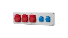 Rozdzielnia HORIZONTAL B - gniazda 16A 5p, 2x32A 5p, 2x230V