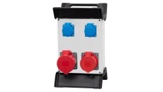 Rozdzielnica R-240 - gniazda 16A 5p, 32A 5p, 2x230V na stelażu plastikowym