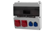 Rozdzielnica LAGO 17M - gniazda 2x32A 5p, 2x230V /17 modułów/
