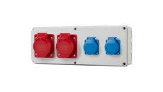 Rozdzielnia HORIZONTAL S - gniazda 2x32A 5p, 2x230V