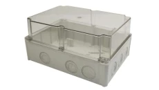 Puszka BS 300x225x140 pokrywa przeźroczysta IP66