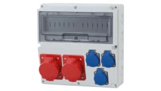 Rozdzielnica LAGO 14M - gniazda 2x32A 5p, 3x230V /14 modułów/