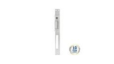 Elektrozaczep zewnętrzny do drzwi prawych + blacha zaczepowa 250 mm