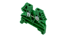 Złączka szynowa 2-przewodowa 4mm2 zielona ER4GREEN