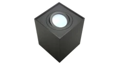 Oprawa sufitowa Siroco Black ruchoma prostokąt alu