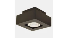 Oprawa sufitowa Pita Black+White ruchoma kwadrat a
