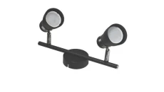 Lampa spotlight Dez 2xGU10 czarna