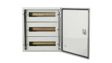 Szafa metalowa 500x400x200 mm - 45 modułów IP66 / 3 rzędy po 15 modułów