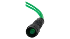 Kontrolka diodowa fi 5mm, 24V zielona/green