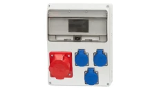 Rozdzielnica LAGO 11M - gniazda 16A 5p, 3x230V /11 modułów/