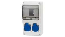 Rozdzielnica LAGO 6M - gniazda 2x230V /6 modułów/