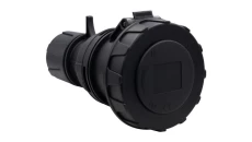 Gniazdo przemysłowe-przenośne 32A 3p 200V-250V /FE/ IP67 czarne