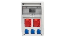 Rozdzielnica ULISSE 12M - gniazda 2x16A 5p, 3x230V /12 modułów/