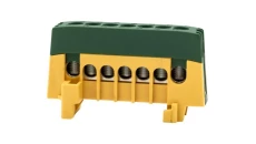 Listwa ochronna ZPI 7-modułowa (7x16mm2) IP20 AL/CU - żółto/zielona