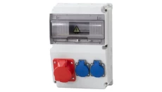 Rozdzielnica LAGO 10M - gniazda 32A 5p, 2x230V /10 modułów/