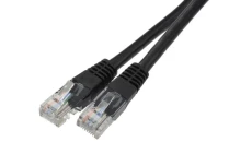 Patchcord UTP kat.6 kabel sieciowy LAN 2x RJ45 linka czarny 3m