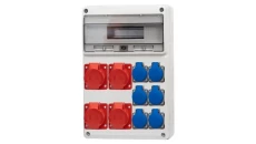 Rozdzielnica LEGATO 16M - gniazda 4x16A 5p, 6x230V /16 modułów/