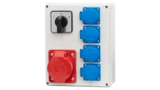 Rozdzielnica R-240 - gniazda 16A 5p, 4x230V, L/P(16A)