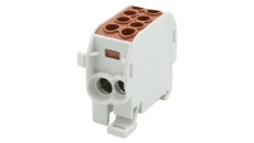 Zacisk HLS 125A-2 (1x35,1x25 / 1x35,1x25) - brązowy