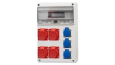 Rozdzielnica LEGATO 16M - gniazda 4x16A 5p, 3x230V /16 modułów/