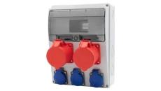 Rozdzielnica LAGO 11M - gniazda proste 2x32/5, 3x230V