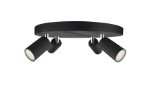 Spot nowoczesny 4x GU10 EYE BLACK