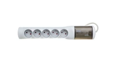 Przedłużacz przeciwprzepięciowy 5-gniazd z/u ACAR XP ULTRA 1,5m szary