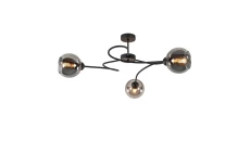Lampa sufitowa nowoczesna 3xE27 BLOM BLACK