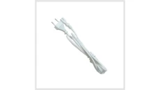 Kabel zasilający AC sieciowy atestowany 1m biały