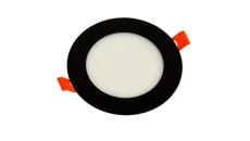 Panel led okrągły Gerd 6W 3000K czarny