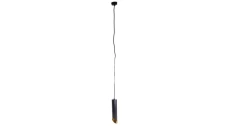 Oprawa sufitowa wisząca Valda Black GU10 200mm