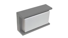 Oprawa elewacyjna Arago E27 RAL7040