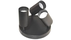 Lampa spotlight Fargo 3xGU10 czarna okrągła